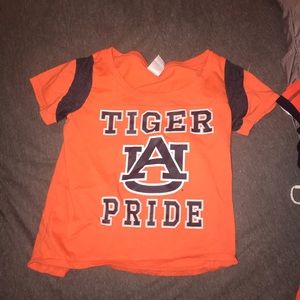 cute crop auburn tigers shirt